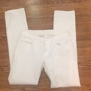 7 For all mankind white straight leg
